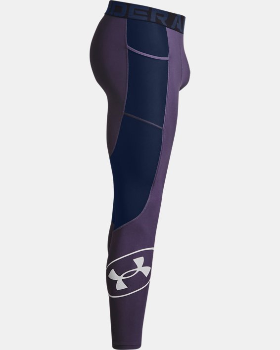 Men's UA Evolution Train Leggings, Purple, pdpMainDesktop image number 6